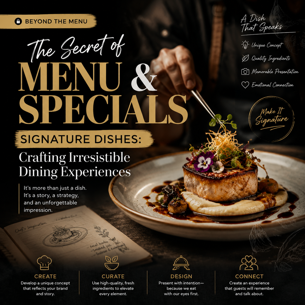 The Secret of Menu & Specials Signature Dishes: Crafting Irresistible Dining Experiences