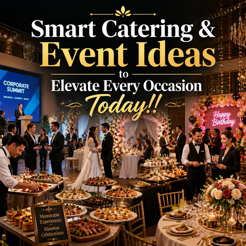 Smart Catering & Event Ideas to Elevate Every Occasion Today!!