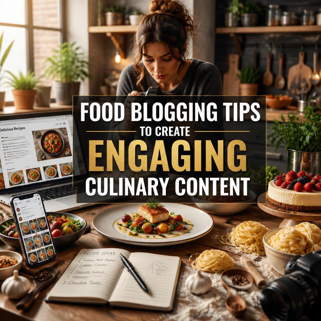 Food Blogging Tips to Create Engaging Culinary Content