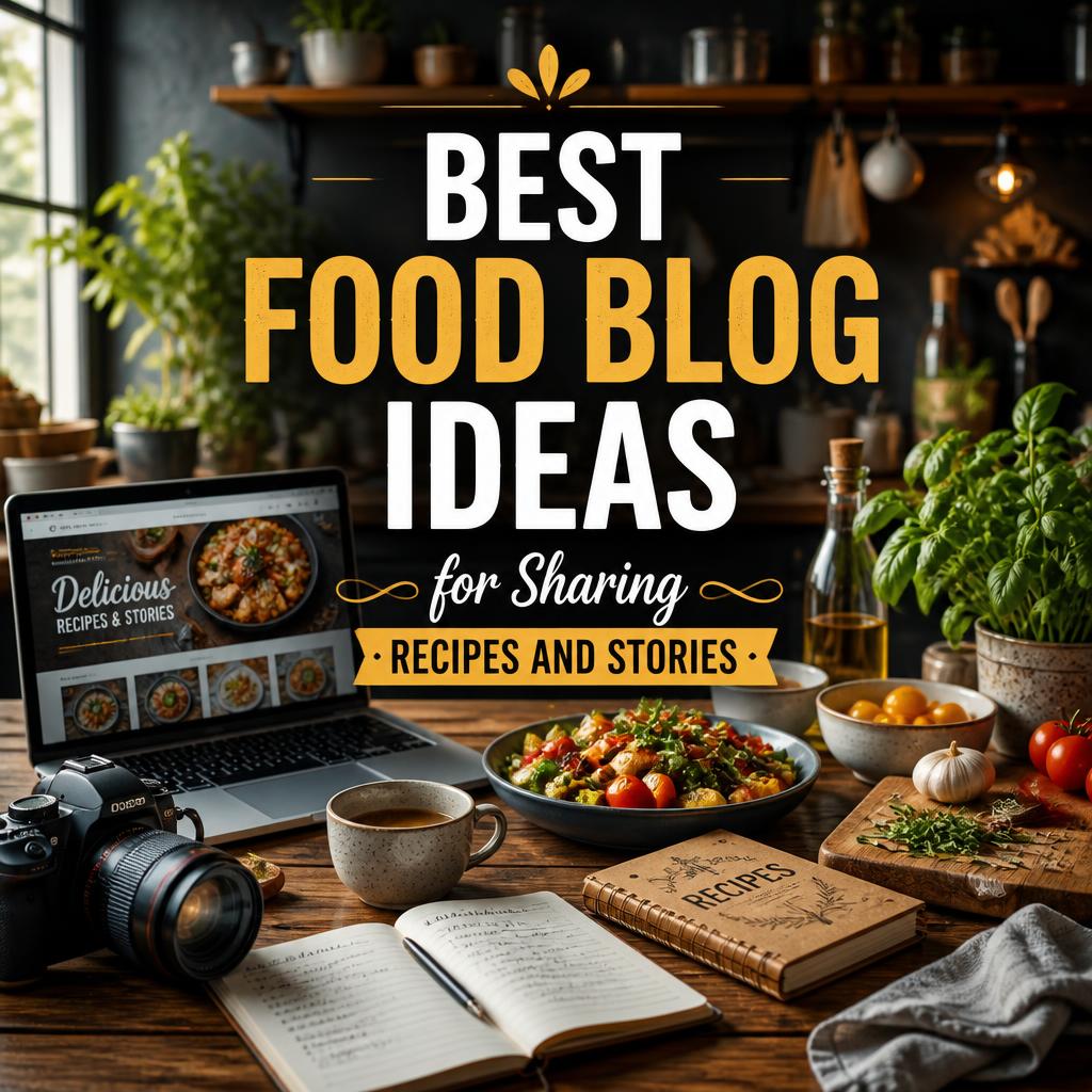 Best Food Blog Ideas for Sharing Recipes and Stories